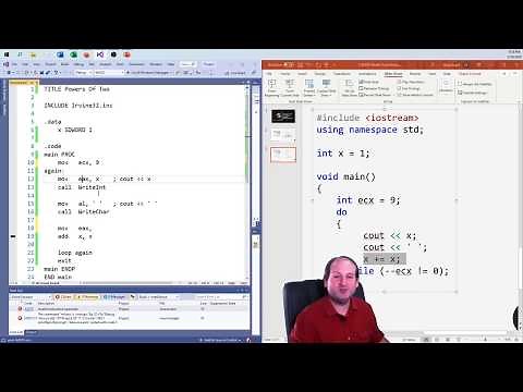 x86 Assembly Language - Using Registers, Variables, and the LOOP Instruction Together