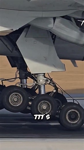 Not every wheel on a Boeing 777 touches down 🫪 #military #engineering #technology
