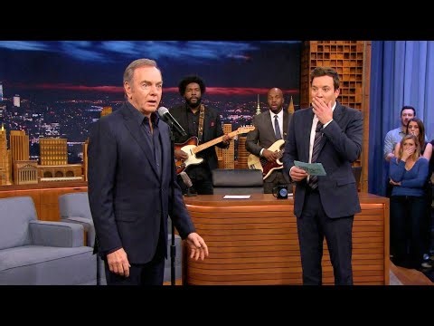 Jimmy Fallon STUNNED When Neil Diamond Suddenly Pauses At The Mic After Hearing This Voice