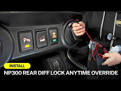 How to Install the NP300 DL KIT – Rear Diff Lock Anytime Override