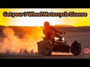 Ready to get your 3 Wheel Motorcycle license? You will be after this!