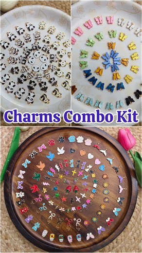 Eva Fashion and Craft on Instagram: "New arrival alert 🚨 Charms Combo Kit now available at WHOLESALE price! Perfect for resellers, jewellery makers & DIY lovers 💍✨ Stock up and create endless designs with one combo kit 💖 📦 Bulk orders available 💰 Best price guaranteed #CharmsComboKit #WholesaleCharms #JewelleryMakingSupplies #DIYJewellery #ResellerStock #BulkCharms #JewelleryBusiness #EvaFashionAndCraft #CraftSuppliesIndia #CharmCollection #jewelleryrawmaterialsupplier"
