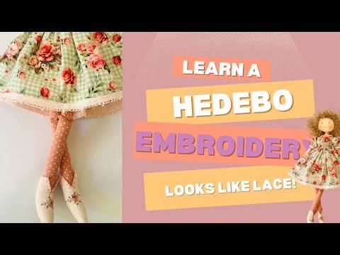 18th Century Danish Hedebo Embroidery | Easy Step-by-Step Tutorial
