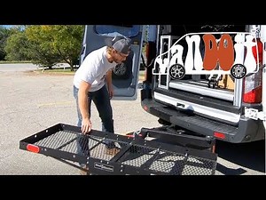 Swing Away Arm for Hitch: A VanDOit Adventure Van Option with Ford Transit