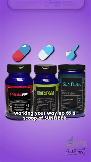 3 Supplements Your Gut Needs: Probiotics, Enzymes & Prebiotic Fiber