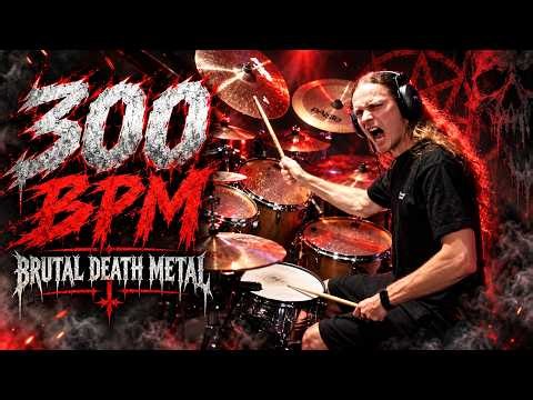 300 BPM BRUTAL DEATH METAL DRUMMING