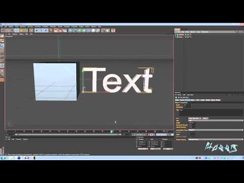 How to make (key frame) text/objects suddenly appear or expand/grow in C4D