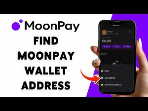 How To Find MoonPay Wallet Address 2024 | Locate MoonPay Wallet Address