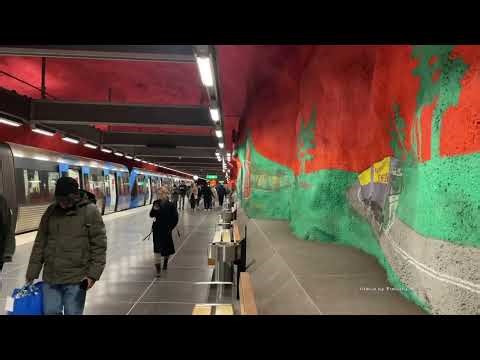 The Metro/Subway in Stockholm, Sweden 2026 - Stockholms tunnelbana