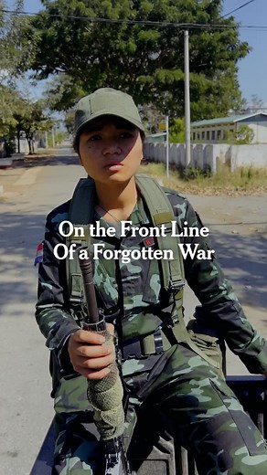 A new generation of fighters has joined the rebels who have opposed military dictatorship in Myanmar for decades. Here's what our reporter recently saw on the front line of the civil war.