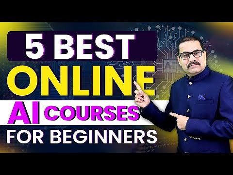 Beginners के लिए TOP 5 AI Courses Online in Hindi | Artificial Intelligence Tutorial 2025