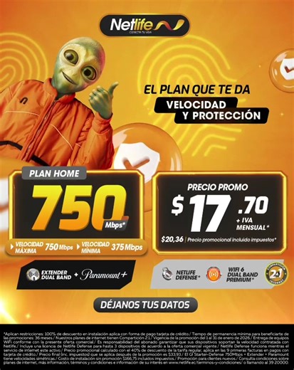 Conéctate con Netlife: Velocidad y Estabilidad Garantizadas