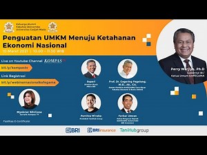 [LIVE] Penguatan UMKM Menuju Ketahanan Ekonomi Nasional - WEBINAR
