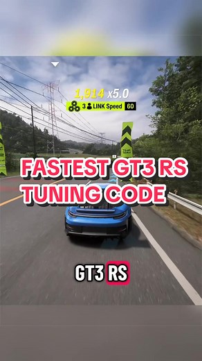 Fastest GT3 RS SETUP IN FORZA HORIZON 6 #forza #fh6 #forzahorizon6 #gt3rs #porsche