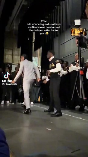 POV: You thought you were leading the stroll… but your Neo been practicing in the mirror all semester. #APA1906Network | Alpha Phi Alpha Fraternity