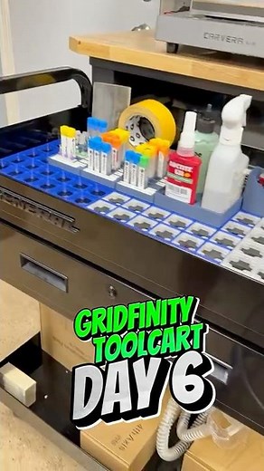 Harbor Freight Toolcart - Day 6 - Gridfinity Buildout #harborfreight #gridfinity