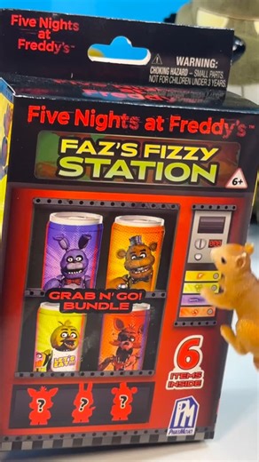 Squirrel Stampede on Instagram: "Five Nights at Freddy’s Faz’s Fizzy Station 6 Items Inside! What are these new FNAF Micros? 15 Common, 5 exclusive chase, and a few extra cards and stickers. #fivenightsatfreddys #fnaf #fazsfizzystation #fivenightsatfreddysedit #fivenightsatfreddystoys #freddy #freddyfazbear #vanny #vannyfnaf #mangle #manglefnaf #foxy #foxyfnaf @phatmojo"