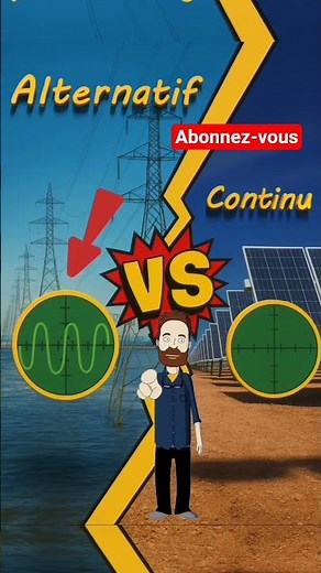 c'est quoi la difference entre courant continu et courant alternatif