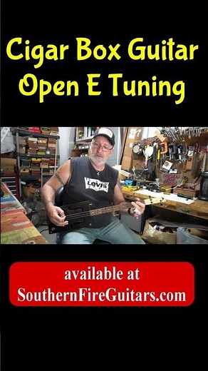 Cigar Box Guitar - Open E Tuning