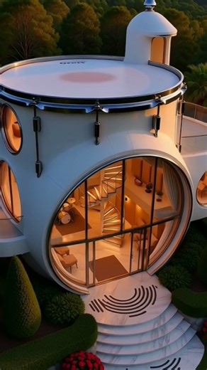 Amazing snare drum house design 😂