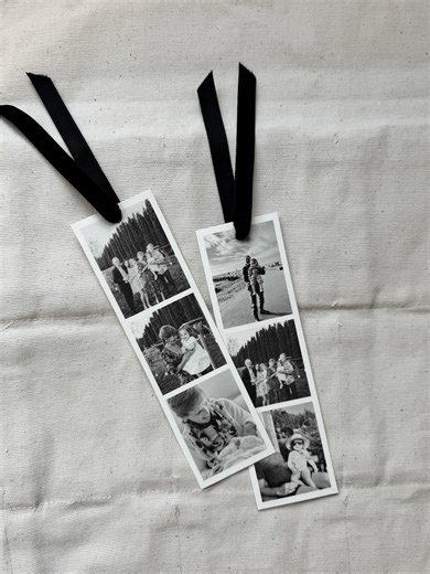 Custom Photo Bookmark Template, Personalized Gift (digital Download)