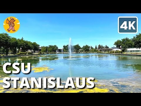 CSU Stanislaus Campus Walking Tour | Stan State {4k} 🔊