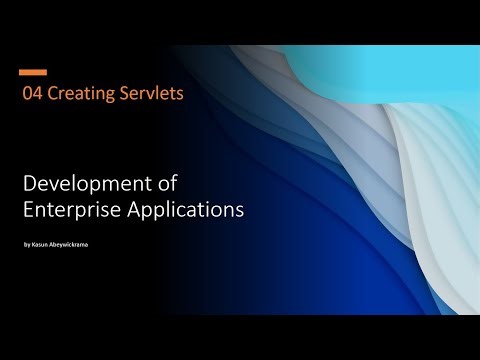 04 - Servlets II සිංහලෙන් - Development of Enterprise Applications @Dev-Labs