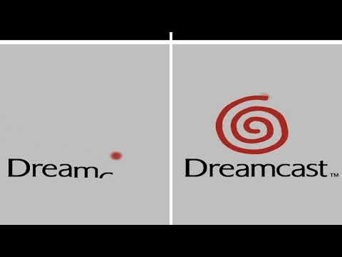 Sega Dreamcast USA Bios Normal vs Reversed Side by Side Symmetrical Vide