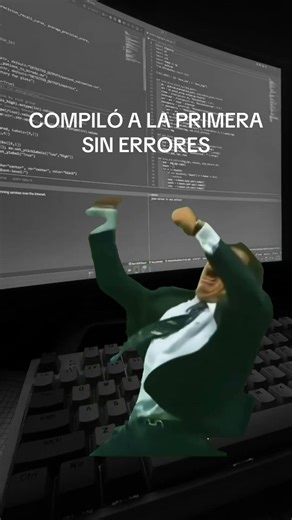 La sensación de compilar sin errores #coding #programmer #relatable