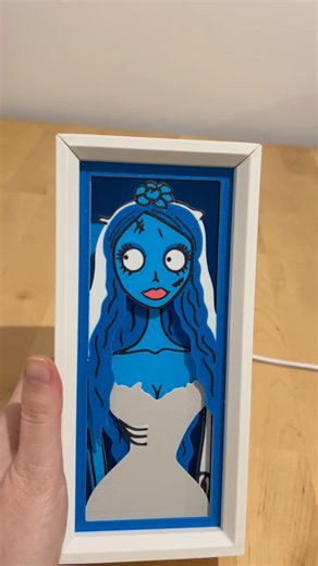 Corpse Bride Light box #corpsebride #timburton