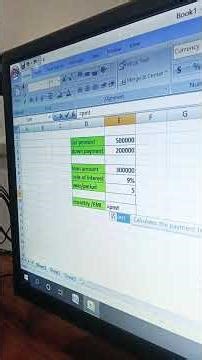 # excel main emi kaise calculation ki jati h #