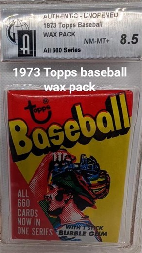 Collectible of the day #362: 1973 Topps baseball wax pack