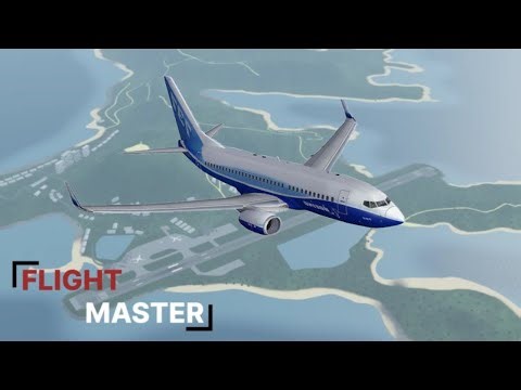 BOEING 737 TAKE OFF AND LANDING IN ROBLOX