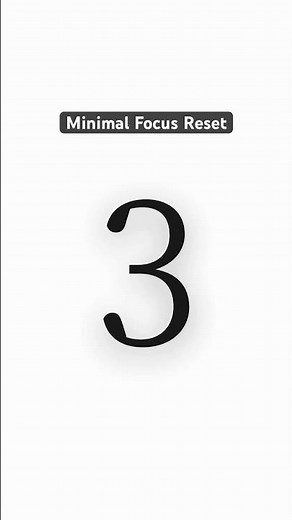 3-Second Countdown Timer ⏱｜Minimal Focus Reset｜Simple Timer Life