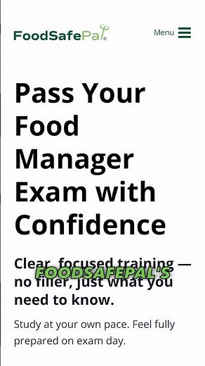 How to Pass the Food Manager Exam (CFPM) on Your First Try