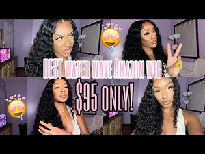 Amazon 13x6 Water Wave Wig Review/ Unboxing|” ACEOLAVE 24" | BEST AMAZON WIGS