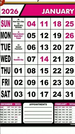 Year 2026 Calendar – United States |Calendar 365|