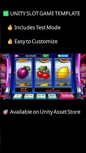 🎰 Unity Slot Game Template 🔥 Ready to Use