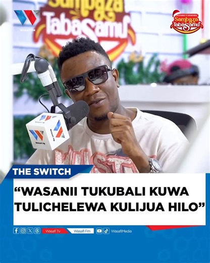 Wasafi FM on Instagram: "WASANII TUKUBALI KUWA TULICHELEWA KULIJUA HILO——- @sumamnazaleti_ Sikiliza Wasafi FM 88.9 au Tazama Live Kupitia YouTube #WasafiMedia Kuanzia Saa 8 Mchana mpaka 11 Jioni Cc. @lilommy @ammygal_tz @aaliyaahofficial @djaflexi 🎥 @kangwemgale ✍️🖥️ @thisispizo #TheSwitch"