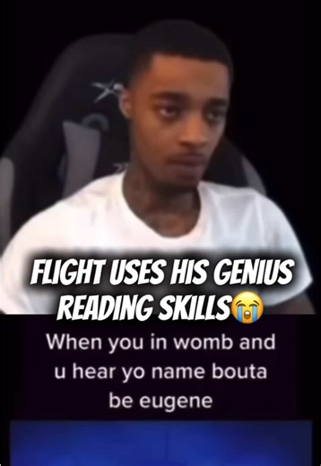 I’m convinced flight never went to school 😭😭 #funny #flightreacts #viral #dumb #foryoupage