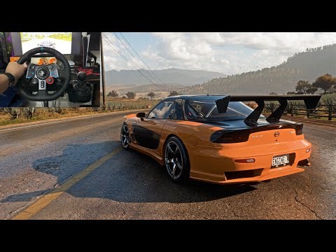 Mazda RX-7 2002 | Forza Horizon 5 | Logitech G29 Steering Wheel