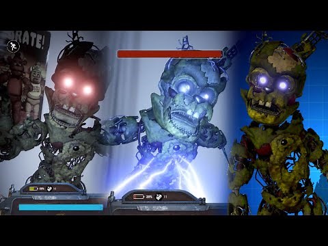 AFTON SCRAPTRAP FULL FIGHT ENCOUNTER + WORKSHOP ANIMATION | FNAF FORSAKEN AR