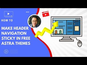 Make navigation header sticky in free Astra themes