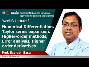 Lec 8:Numerical differentiation