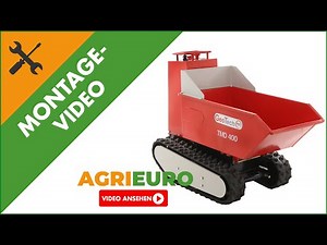 Montagevideo Akku-Schubkarre GeotechPro Mini Dumper TMD 400