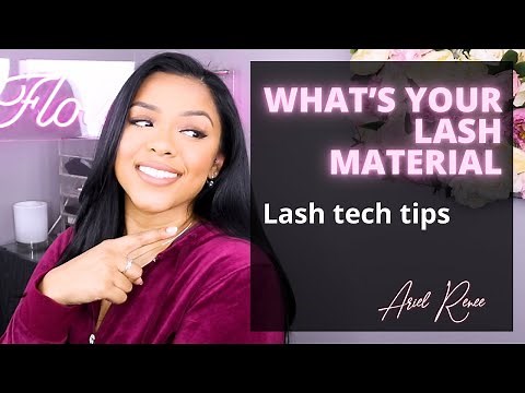 TYPES OF LASH MATERIALS | DIFFERENCE BETWEEN SILK AND MINK EYELASH EXTENSIONS |