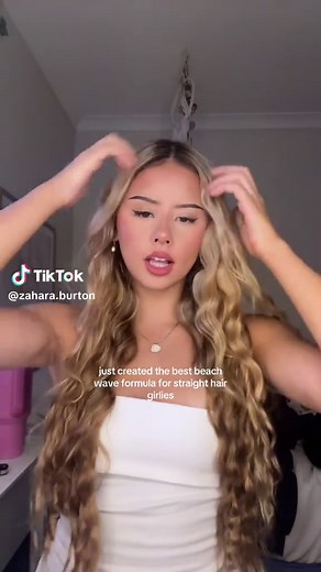 Beach Waves Tutorial for Straight Hair Girls