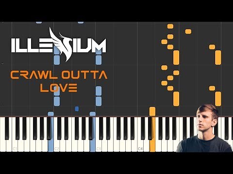 Crawl Outta Love - Illenium ft. Annika Wells - Piano Tutorial - FREE Sheet Music/Midi