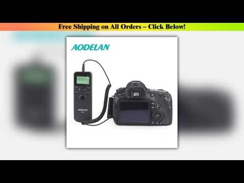 AODELAN Time Lapse Intervalometer Timer Remote Control Shutter Release for Canon Nikon Sony Panason