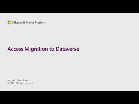 Migrating MS Access data to Dataverse and Power Apps